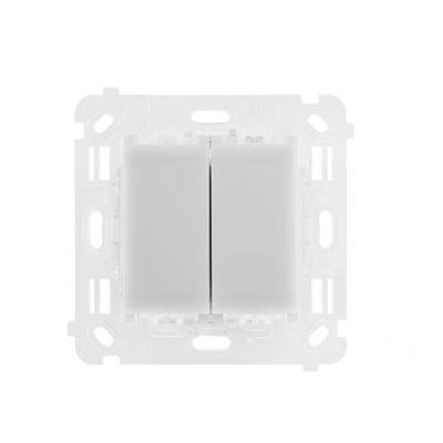 Simon 54 Touch Łącznik/Przycisk podwójny uniwersalny 230V 2x6A ST2M KONTAKT (ST2M)